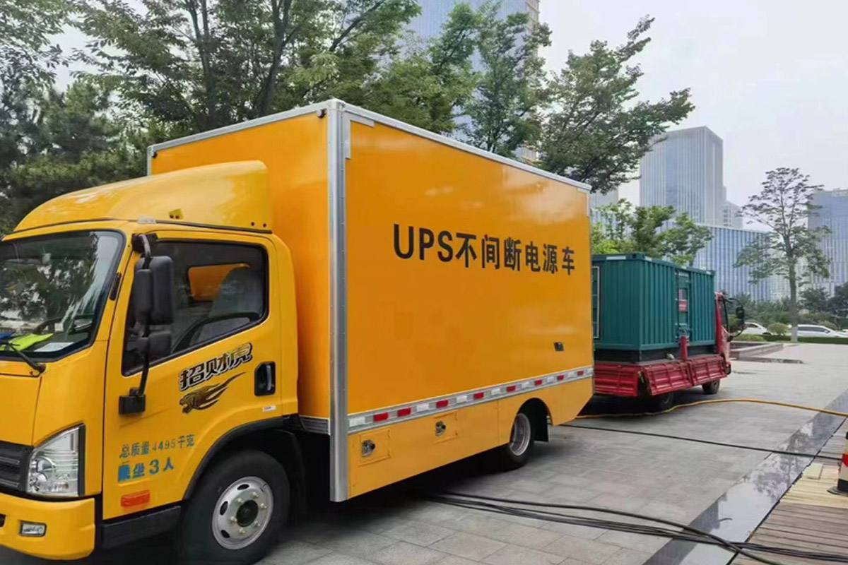锦屏发电机租赁施工现场